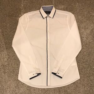 Topman Shirt with Gros Grain Trim size S